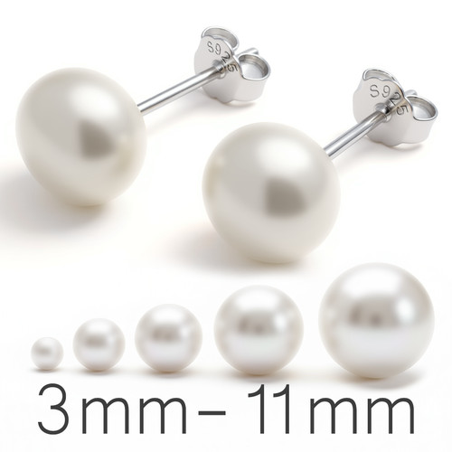 Ohrringe aus 925 silber - silber, perlen