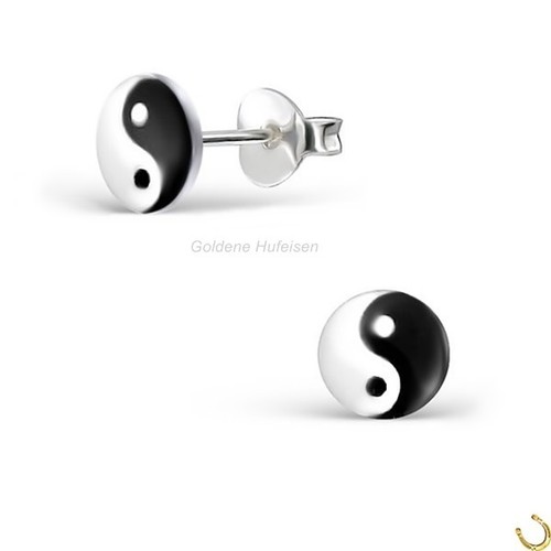 Yin yang ohrstecker - yang,