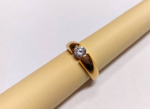 Silber vergoldeter damen ring - silber,