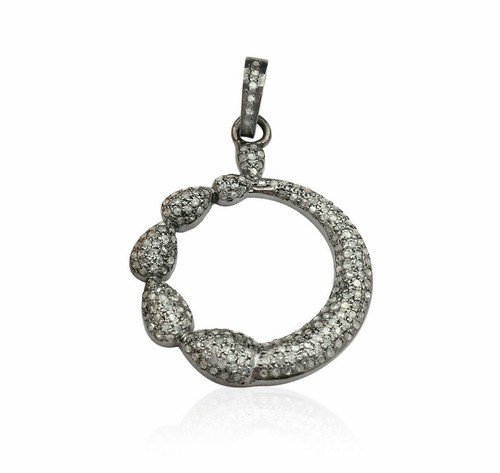 Runder anhänger pave - pave, diamant