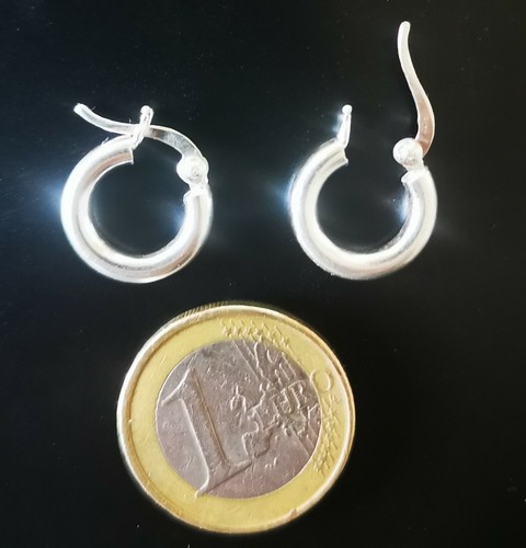 Creolen 925 silber ohrringe - creolen,