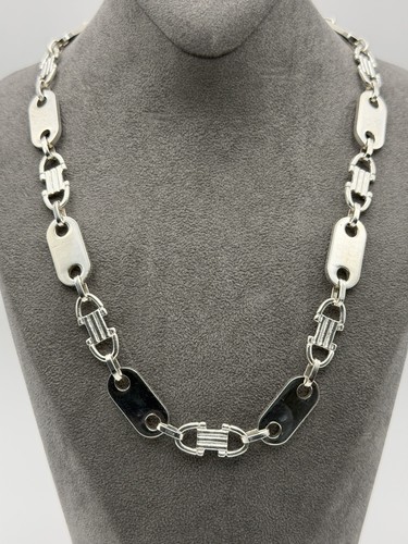 Silber herren plattenkette - silber,
