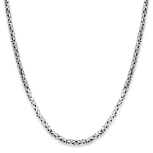 Königskette rund oxidiert - königskette,