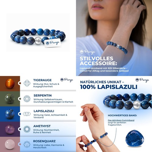 Puraja edelstein armband - armband, aus
