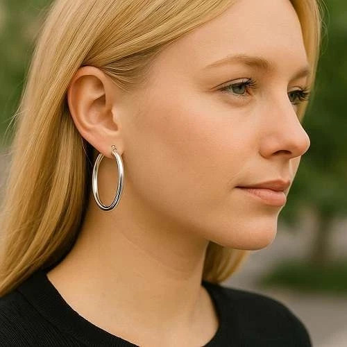 Creolen 925 sterling silber - creolen,