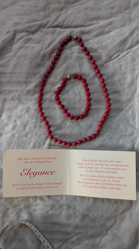 Schmuckset koralle elegance - koralle,