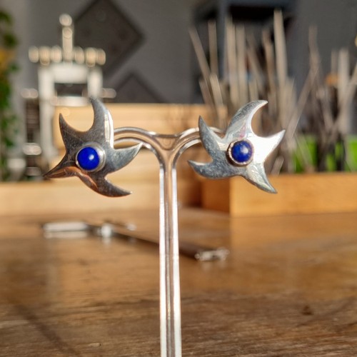 Silber ohrstecker - silber,