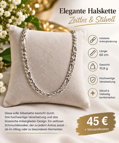 Halskette silber 925 herren - halskette,