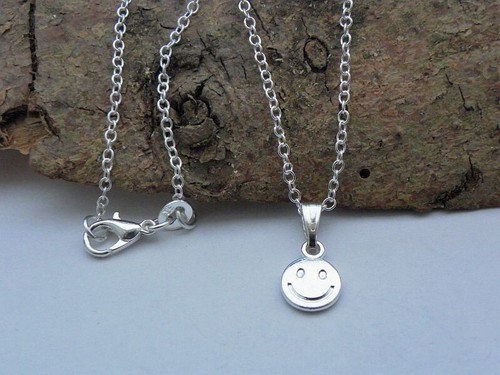 Halskette anhänger smiley - halskette,